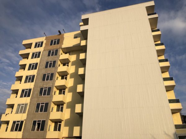 Квартира 2х комнатная в Кобулети, 7 этаж, 57 кв.м, белый каркас